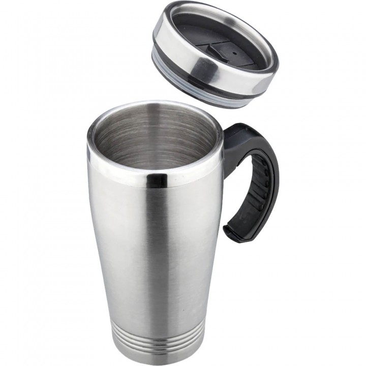 450 ml Kulplu Metal Termos – Lazer Baskılı Promosyon Termos Bardak
